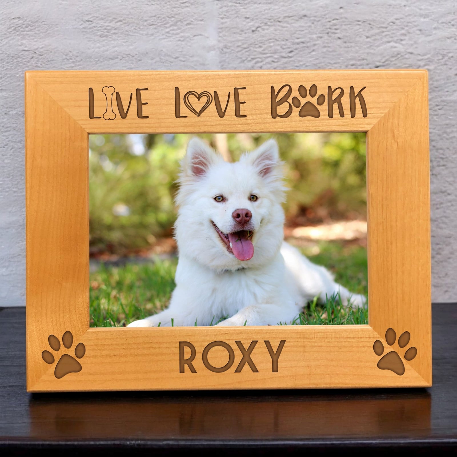 Live Love Bark Picture Frame