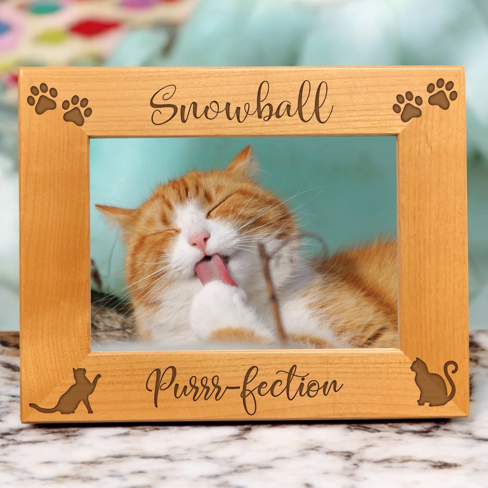 Custom Cat Picture Frame