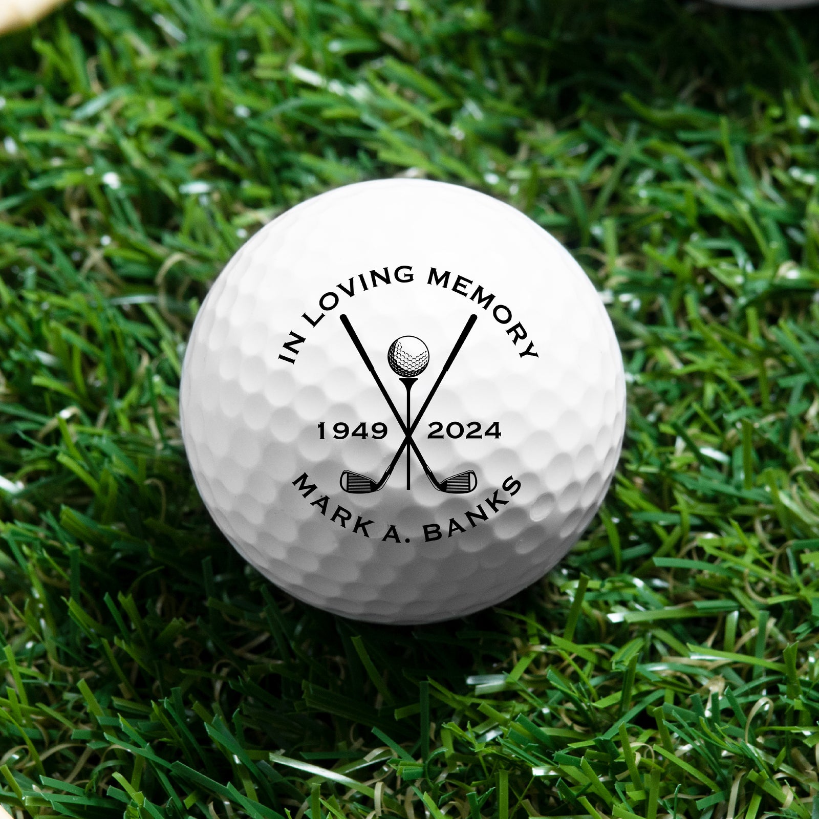 Personalized Memorial Golf Balls