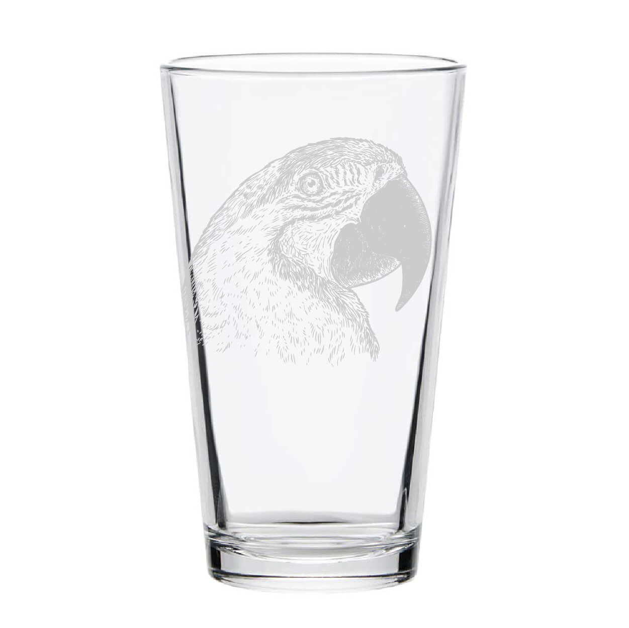 Parrot Pint Glass