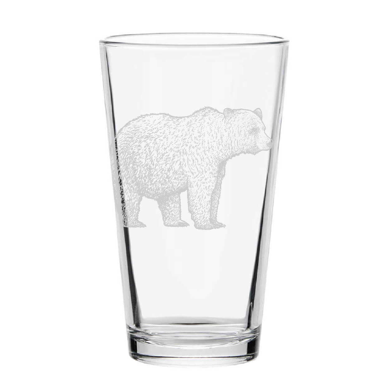 Bear Pint Glass