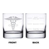 Doctor of Optometry OD Personalized Whiskey Glass
