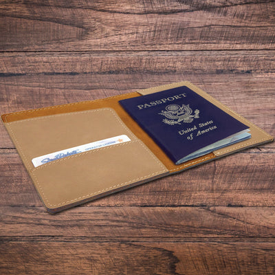 Never Stop Exploring Passport Holder