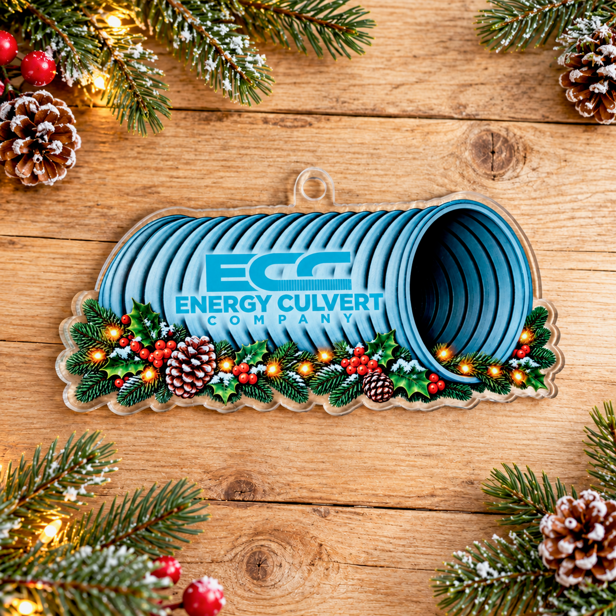 Custom ECC Christmas Ornament