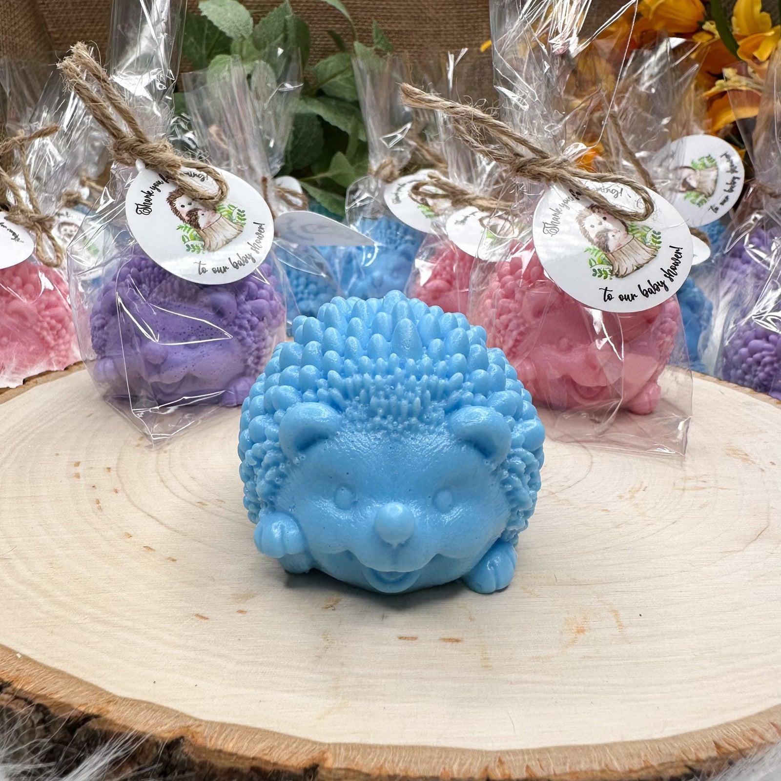 Hedgehog Baby Shower Soaps