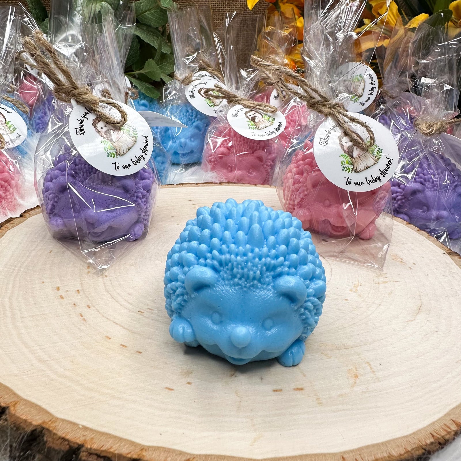 Hedgehog Baby Shower Soaps
