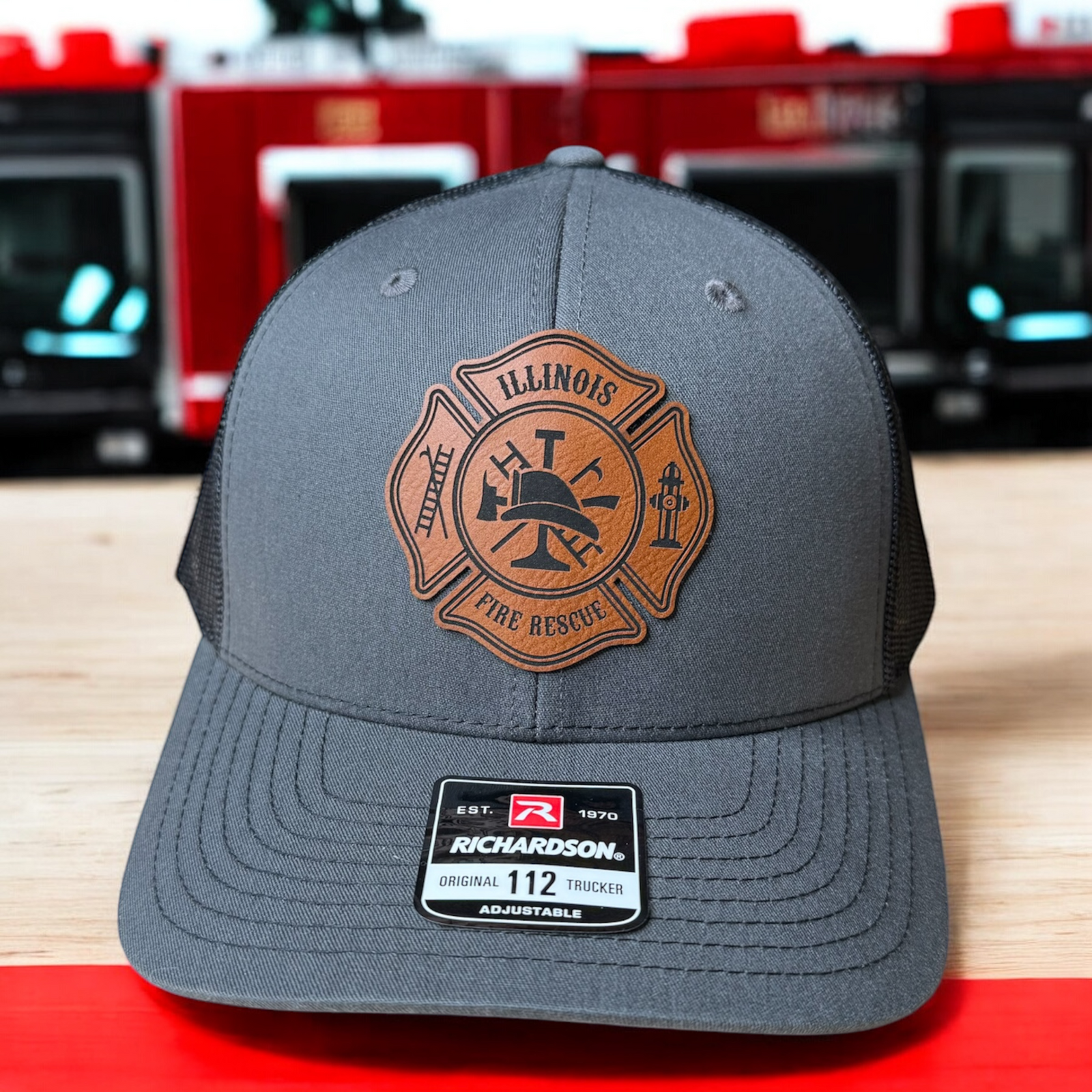 Custom Firefighter Emblem Richardson Hat