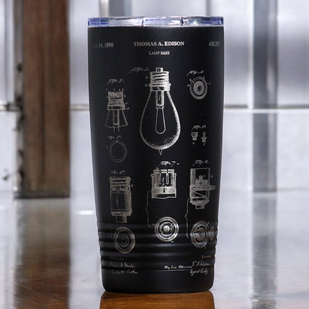 Lamp Base Patent Tumbler