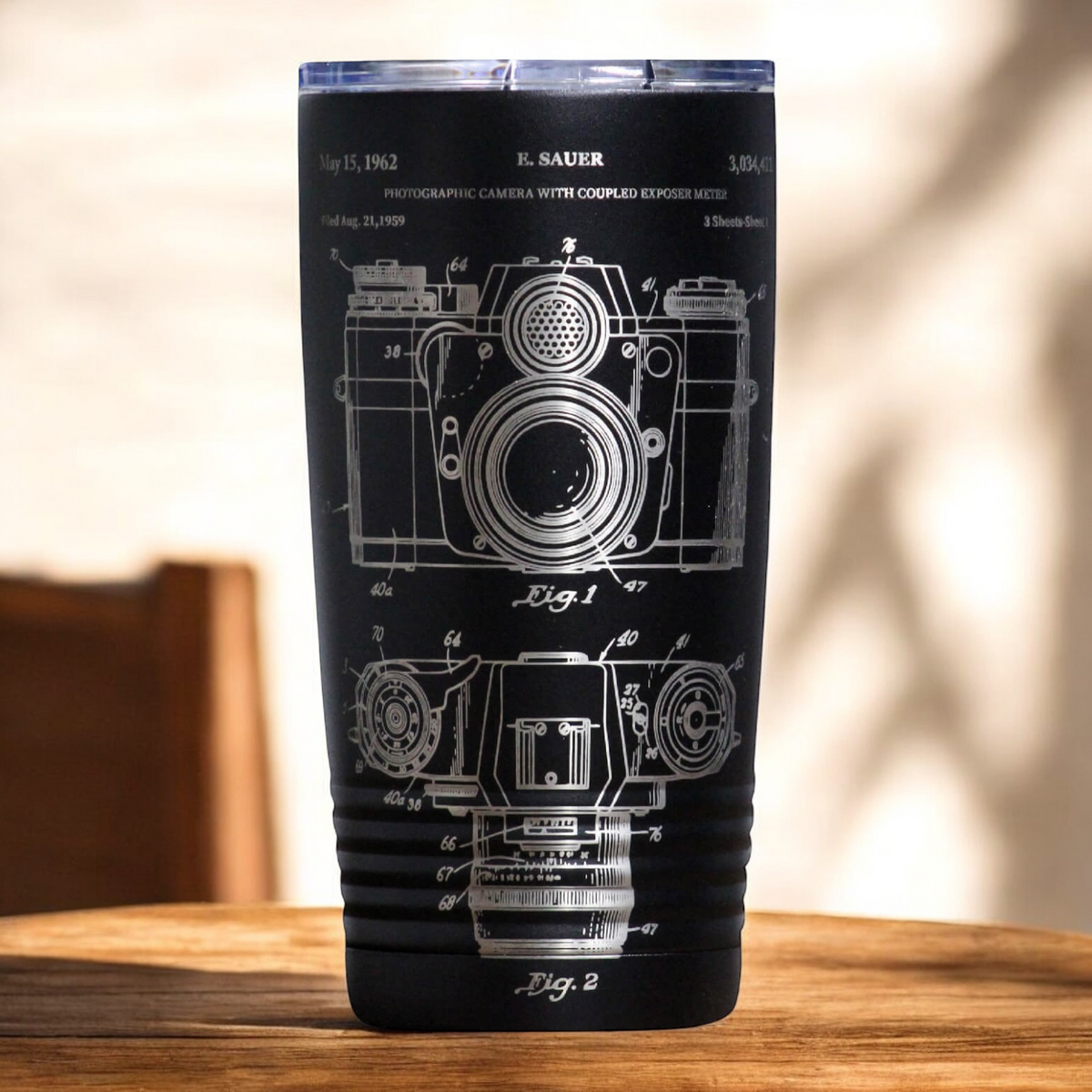 Camera Patent Tumbler