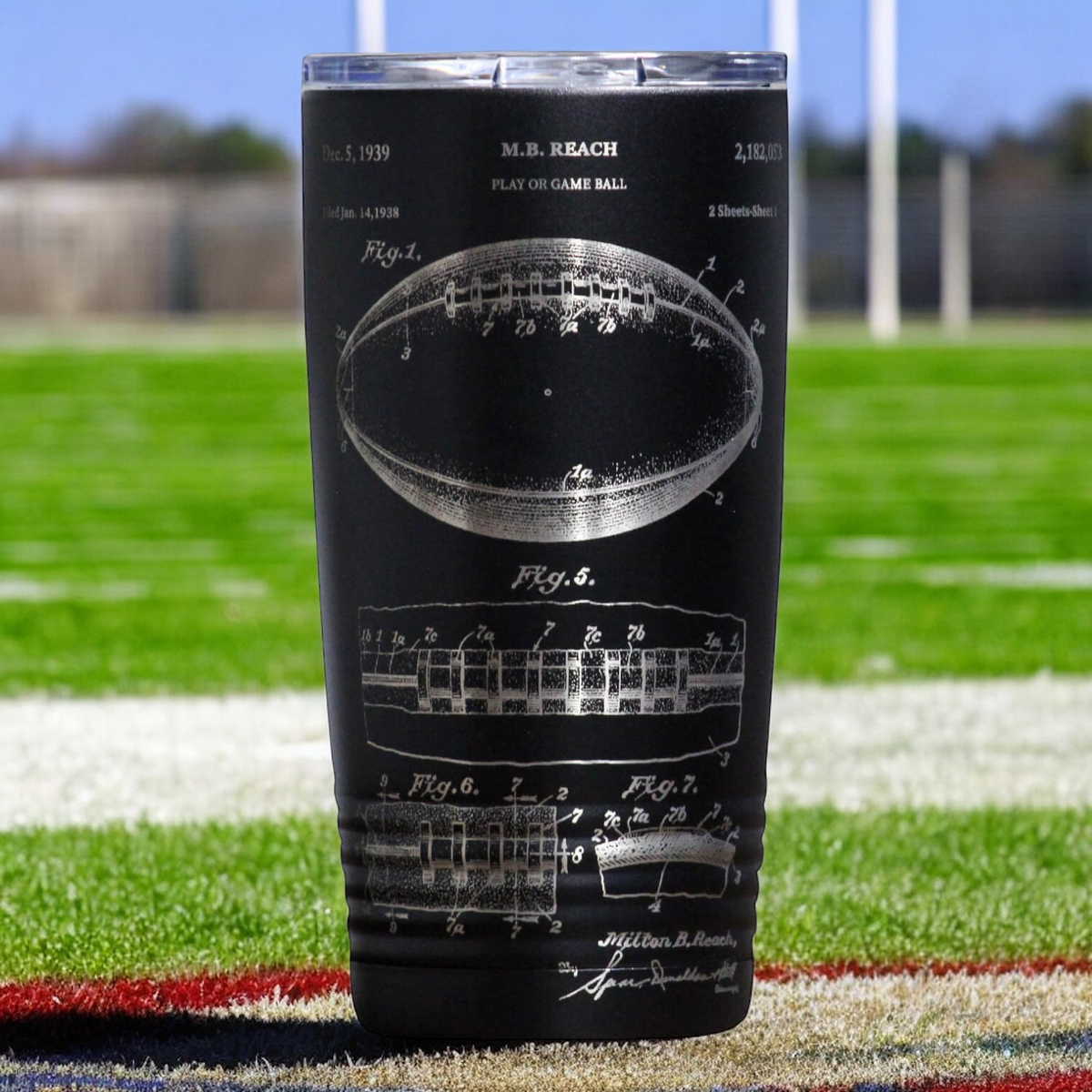 Football Patent Tumbler