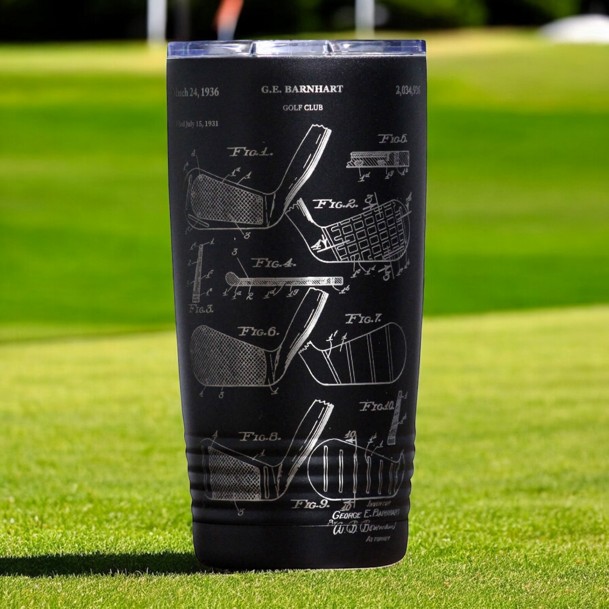 Golf Club Patent Tumbler