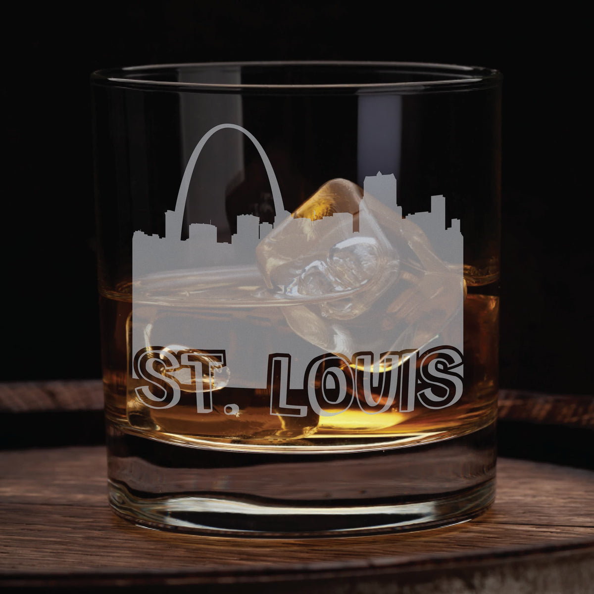 St. Louis Skyline Whiskey Glass