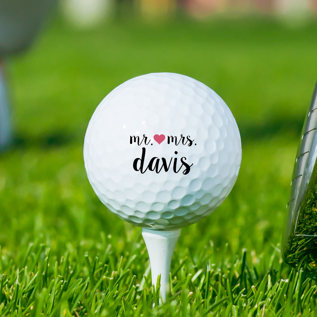 Personalized Wedding Golf Balls