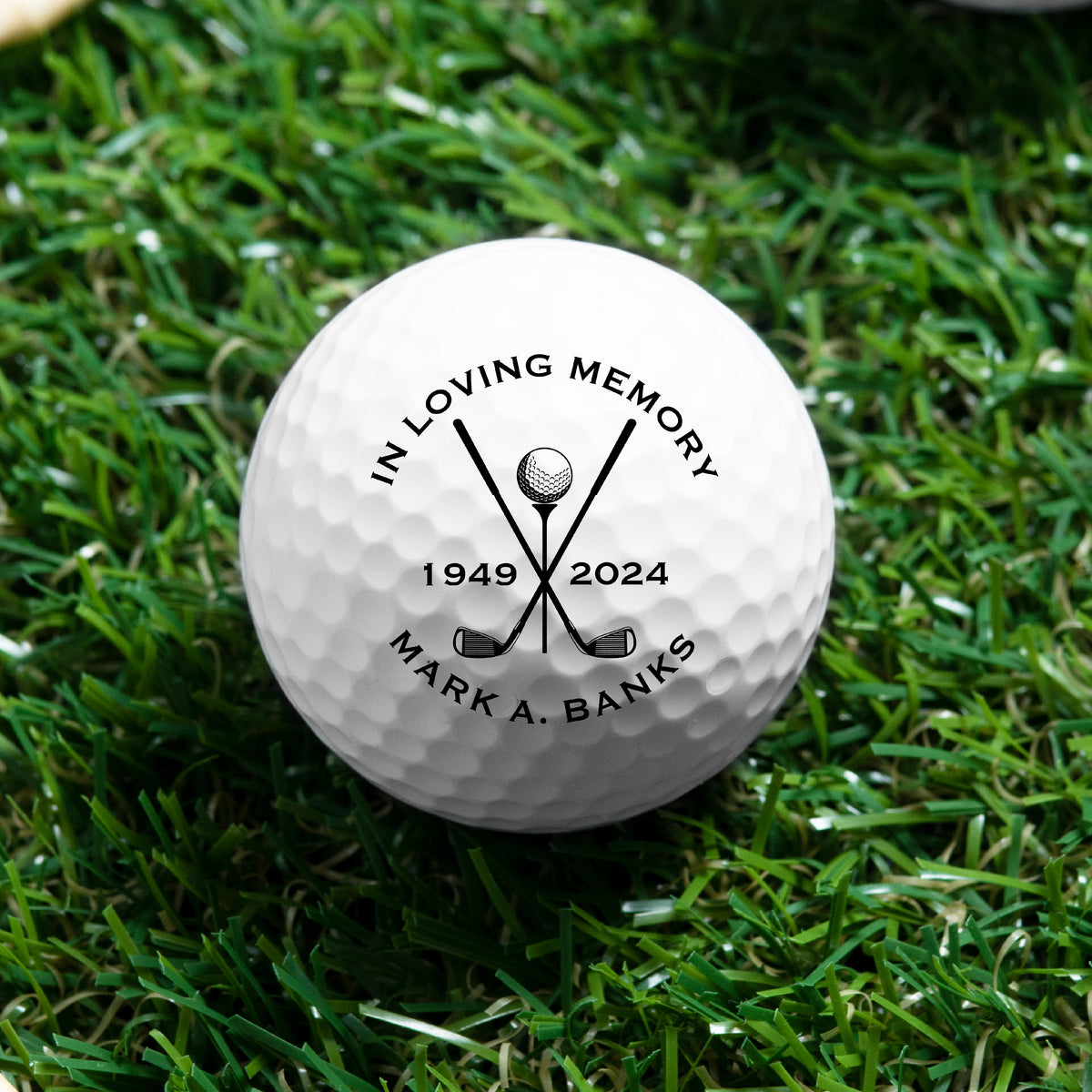 Personalized Memorial Golf Balls