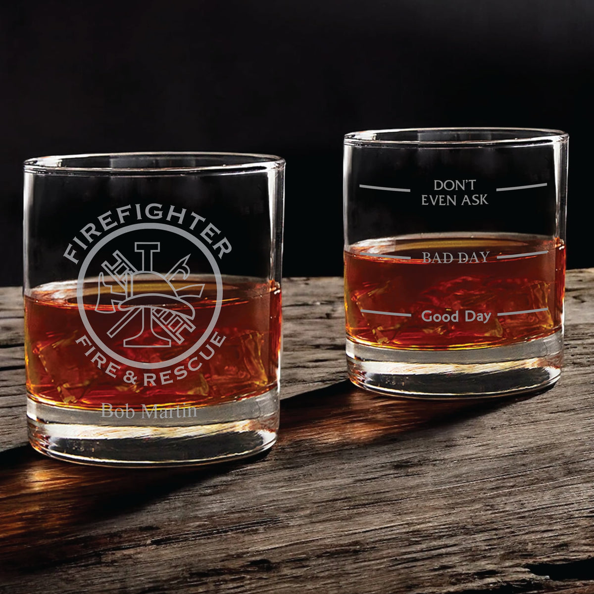 Firefighter Whiskey Glass