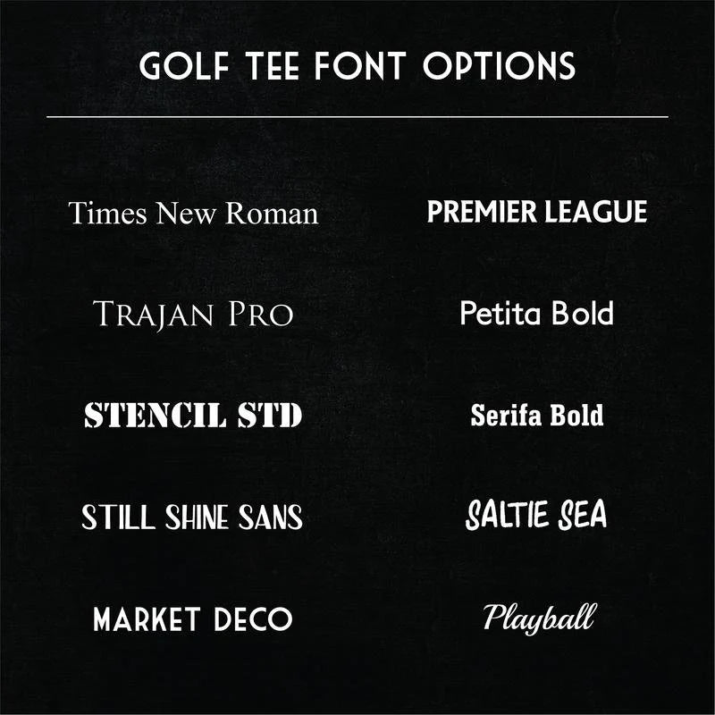 Personalized Golf Tees