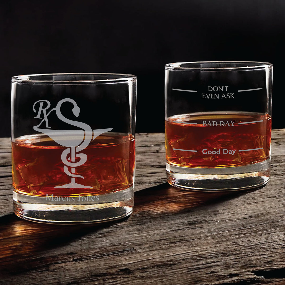 Pharmacist Whiskey Glass