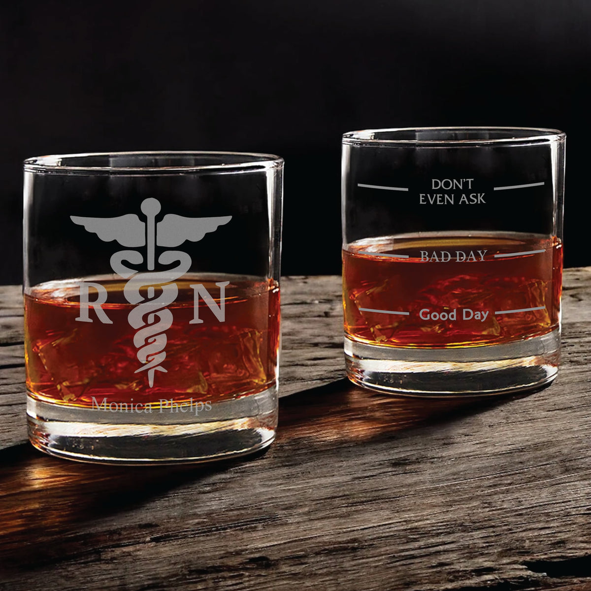 Registered Nurse Whiskey Glass