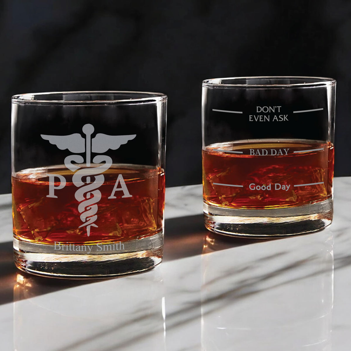 Physician Assistant Whiskey Glass