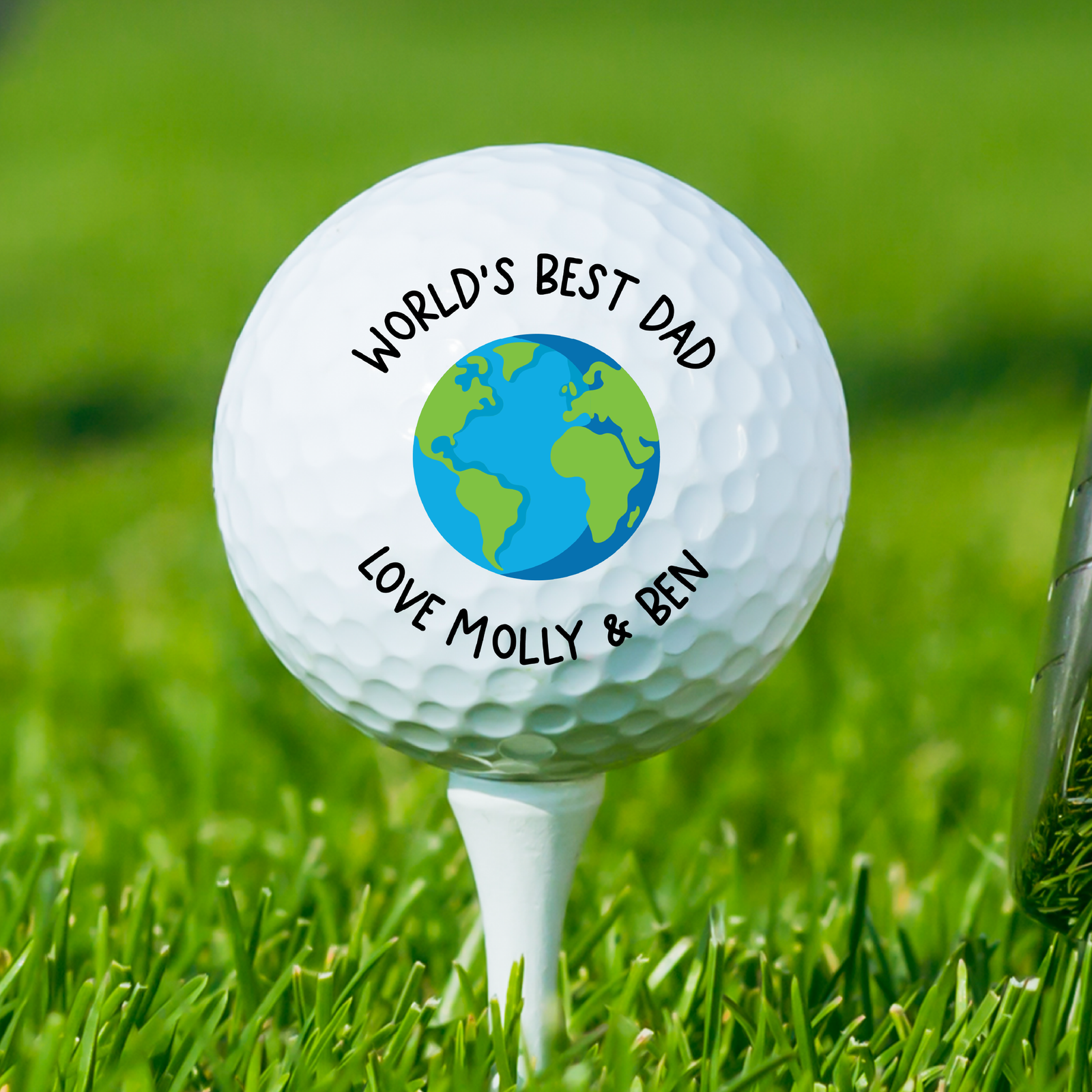 Personalized Golf Balls for Dad – Custom Golf Gift with Kids’ Names