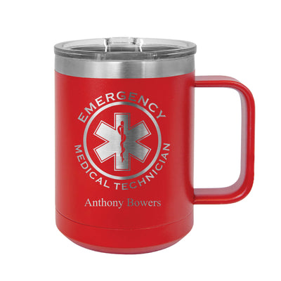 EMT Emergency Medical Technician Insulated Mug Tumbler