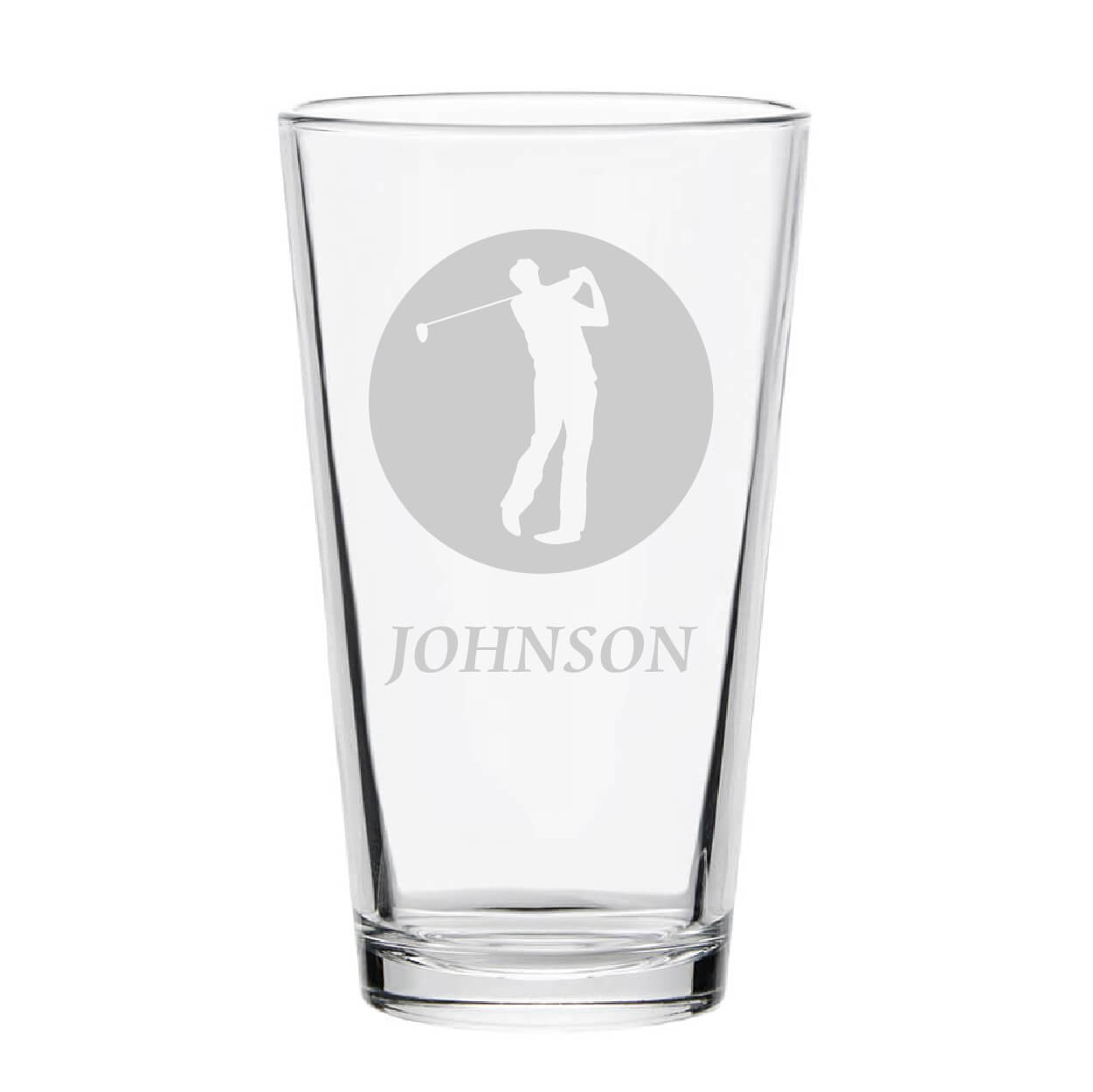 Personalized Golf Pint Glass