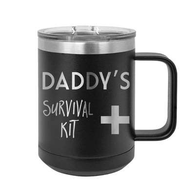 Daddy's Survival Kit Insulated Mug Tumbler