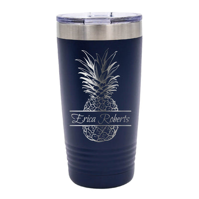 Personalized Pineapple Tumbler