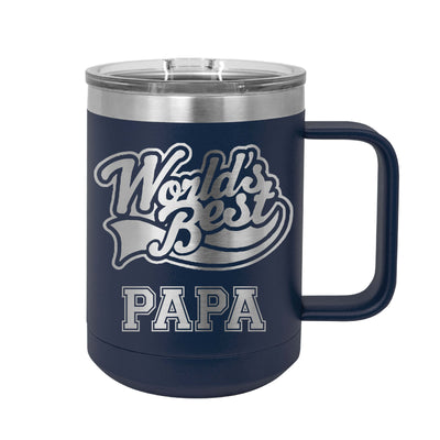 World's Best Papa Insulated Mug Tumbler