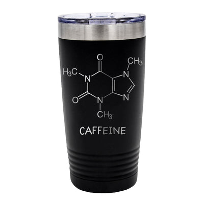 Caffeine Molecule Tumbler