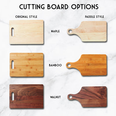 Couples Established Family Tree Cutting Board