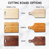 Mason Jar Couples Personalized Cutting Board