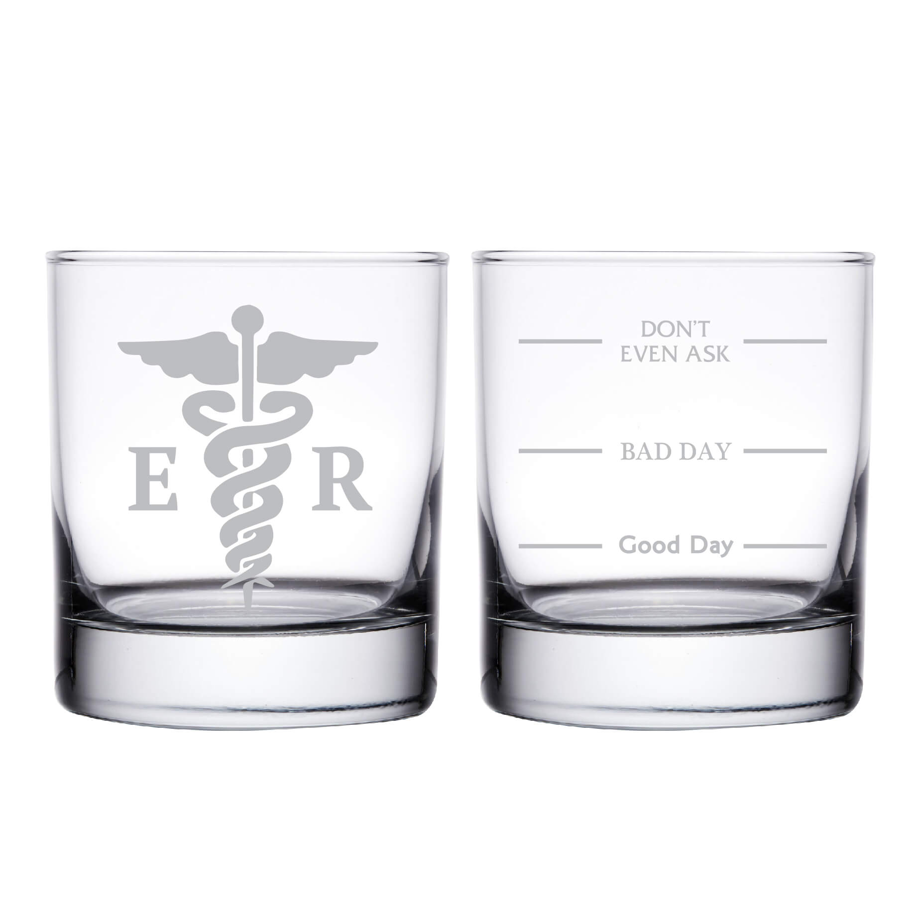 ER Doctor Personalized Whiskey Glass