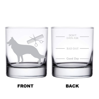 Pet Groomer Personalized Whiskey Glass