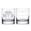 Medical Doctor MD Personalized Whiskey Glass
