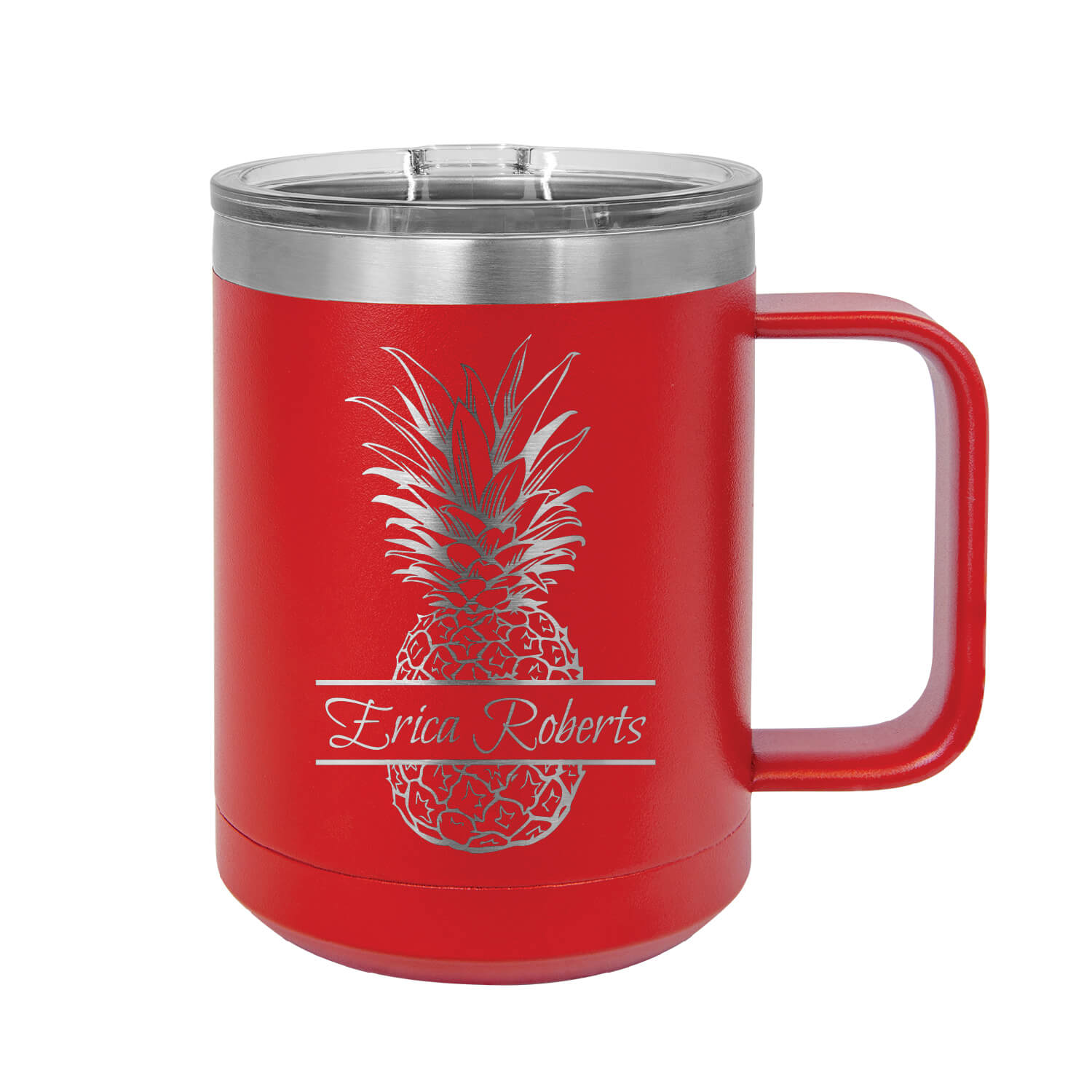 Personalized Pineapple Insulated Mug Tumbler