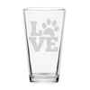 Love Pet Pint Glass