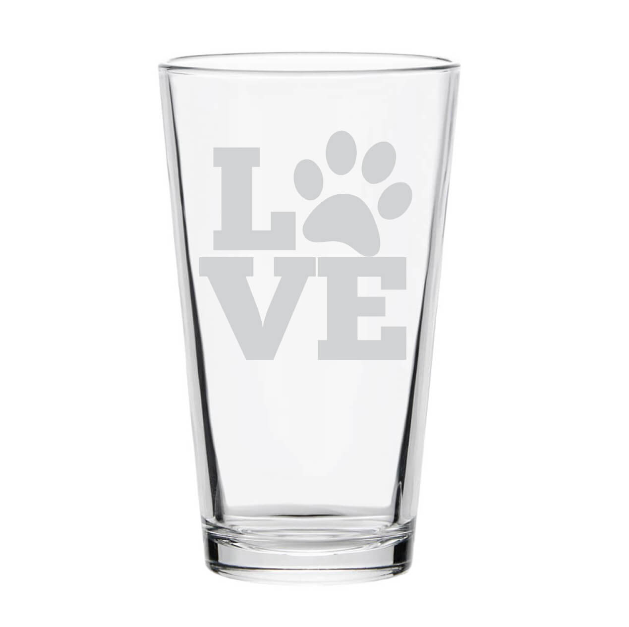 Love Pet Pint Glass