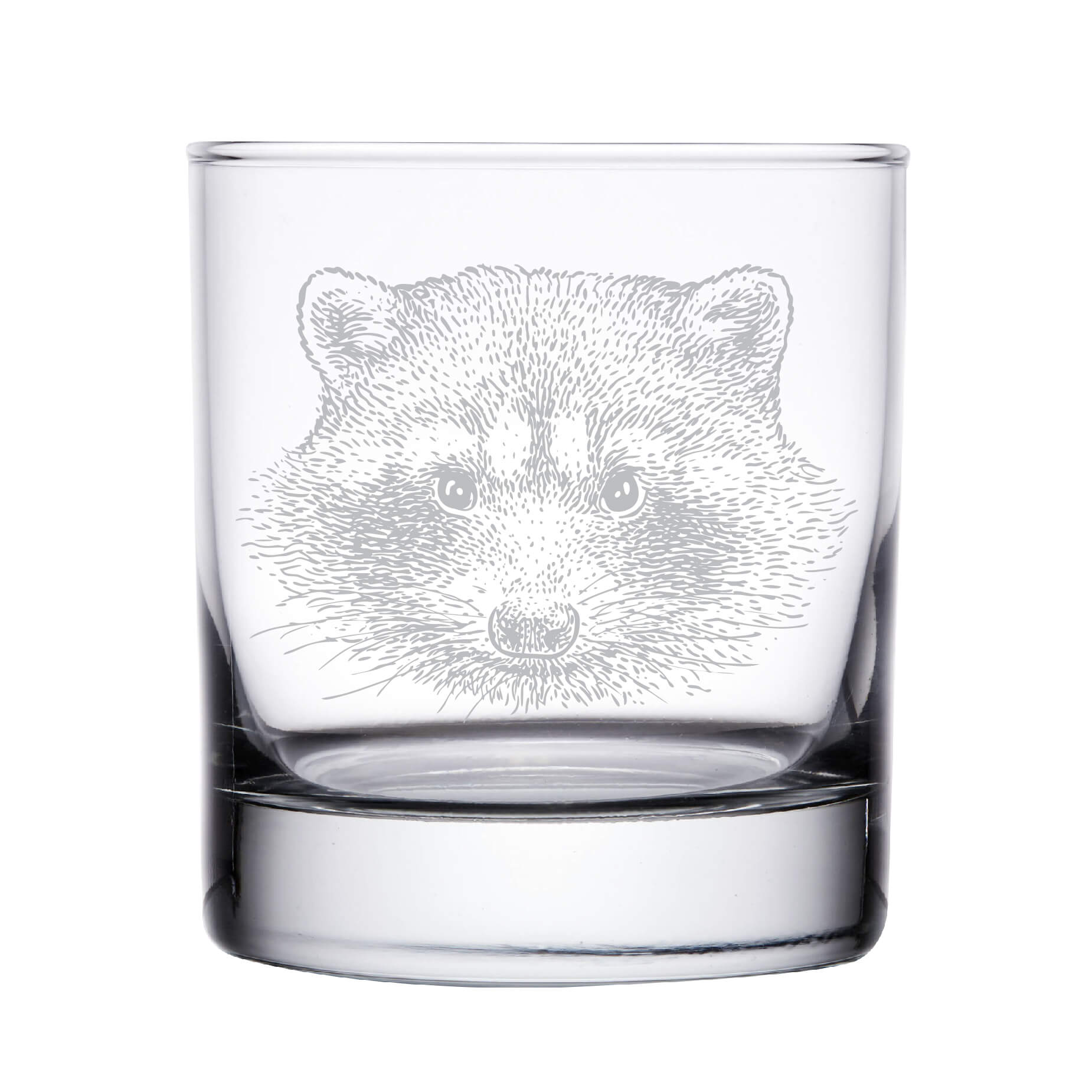 Raccoon Whiskey Glass
