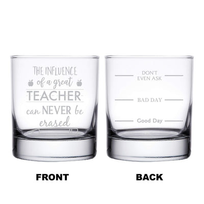 Teacher Personalized Whiskey Glass