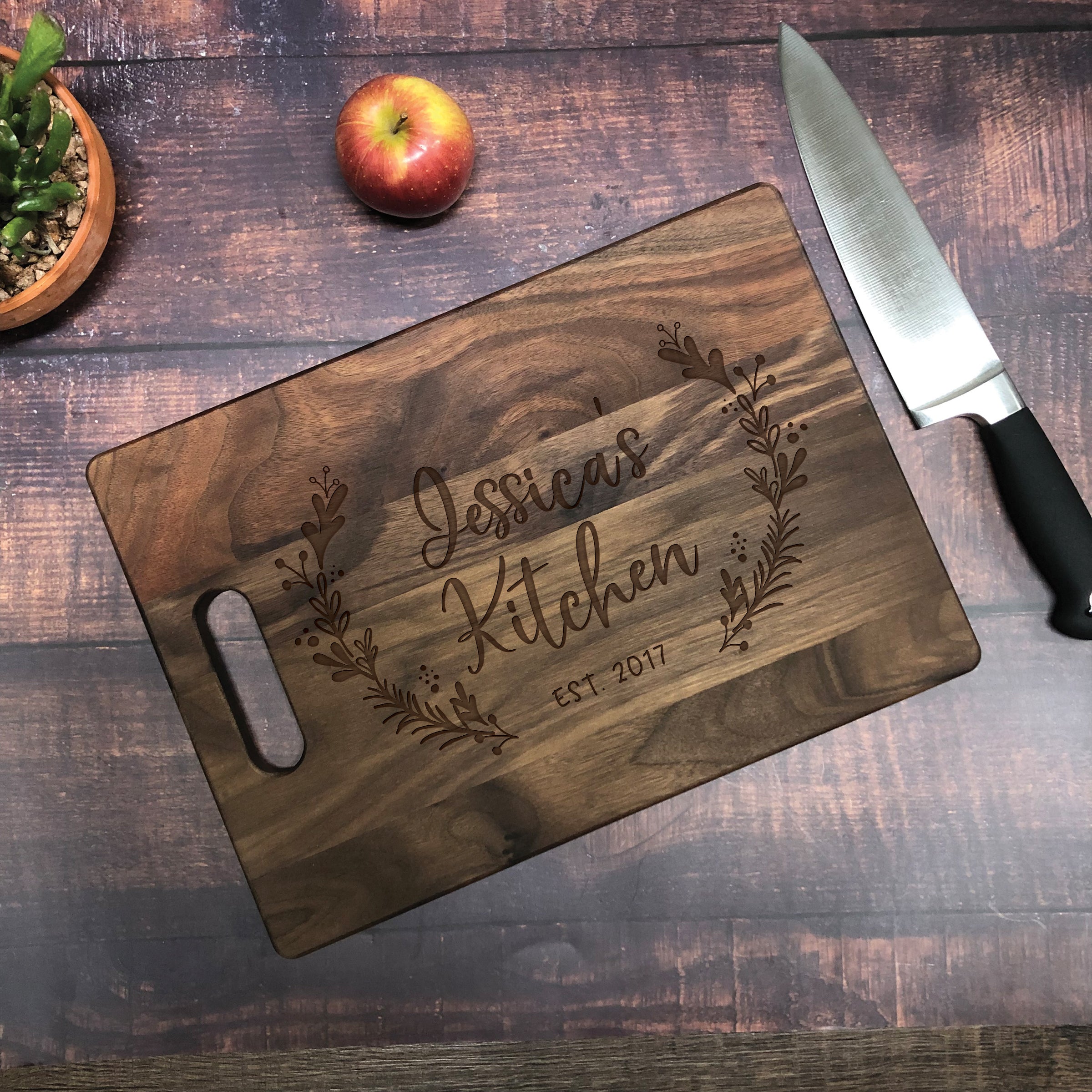 Personalized Kitchen Cutting Board - Laser Print Co.