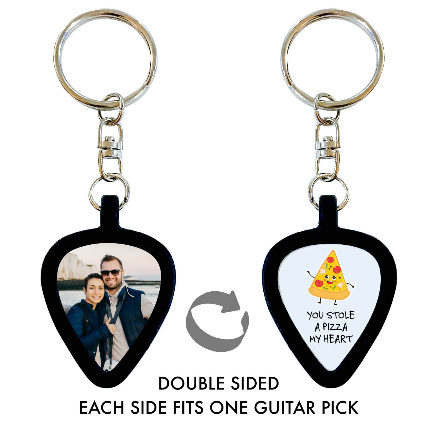 Keychain Guitar Pick Holder