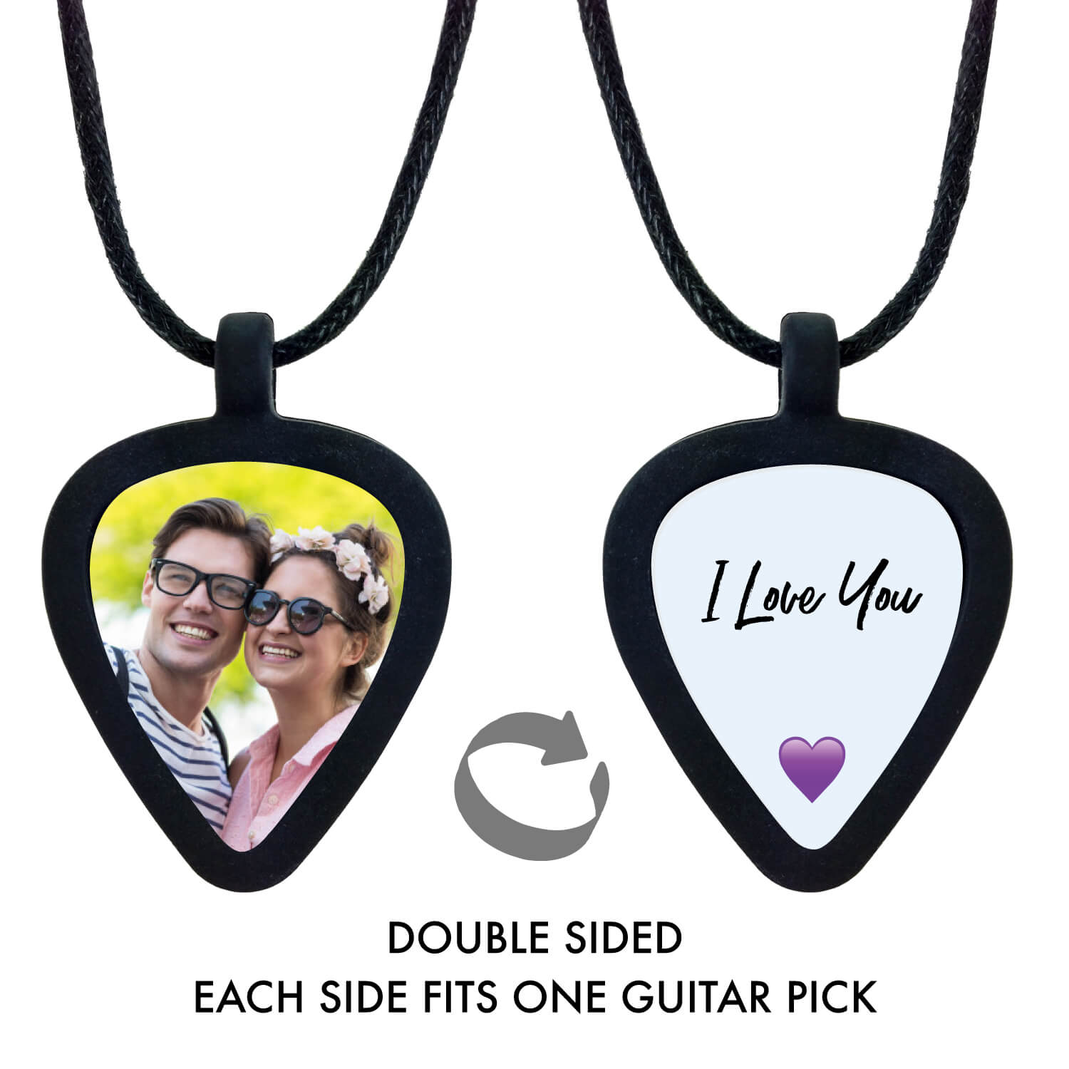Amazon.com: TUOREN 2 Set Guitar Pick Holder Necklace with 3pcs Stainless  Steel Picks 3 Colorful Celluloid Pick for Electric Guitar Bass Ukulele  Guitarists Picks Storage Necklace : Musical Instruments
