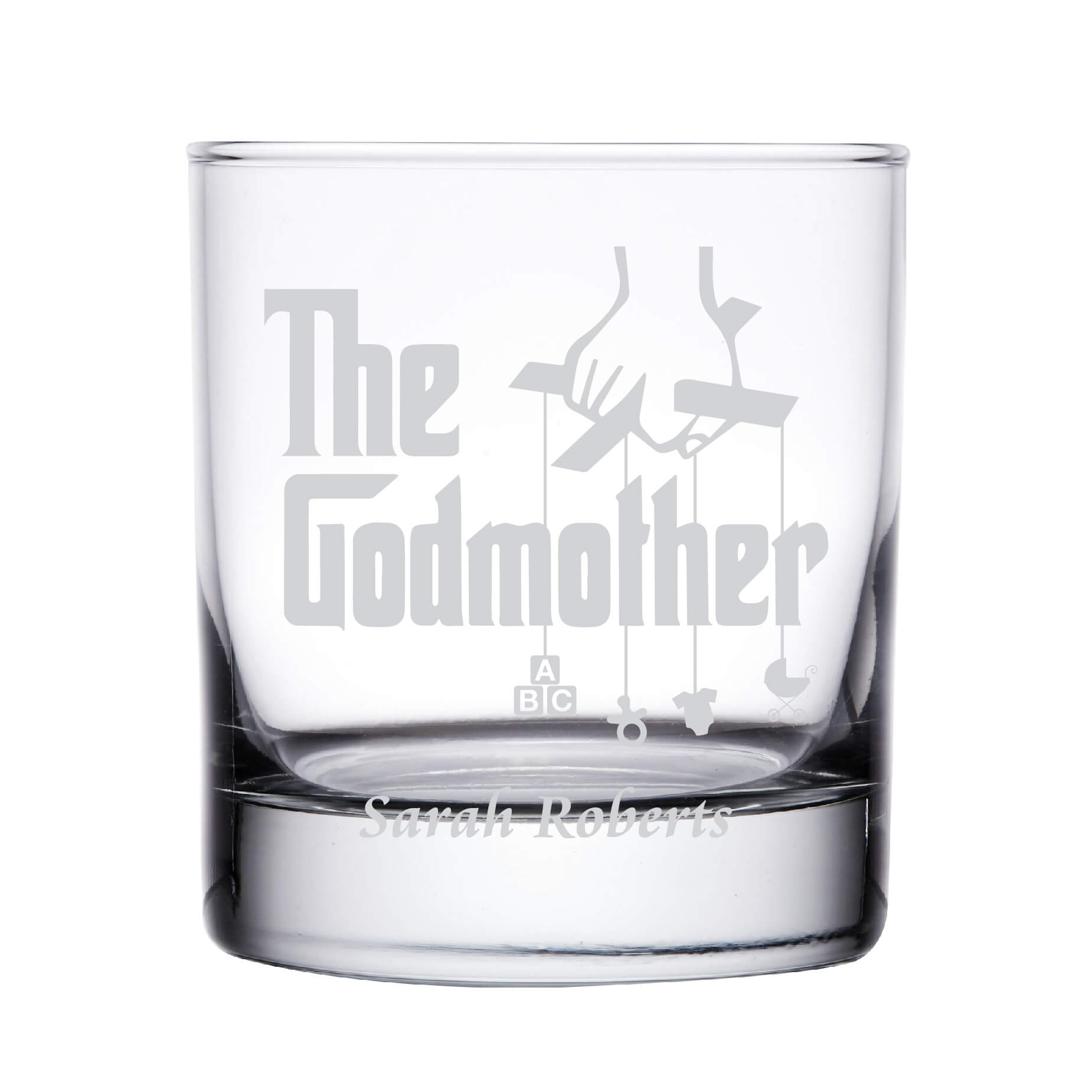 The Godmother Personalized Whiskey Glass