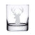 Personalized Buck Whiskey Glass