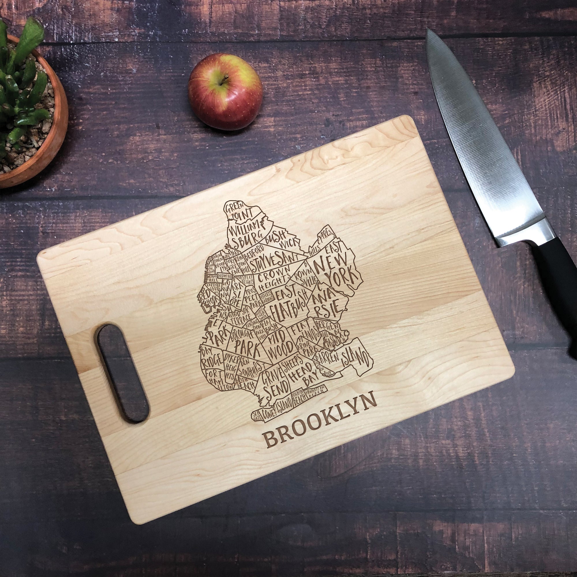 Brooklyn New York Cutting Board