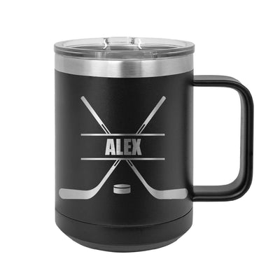 Hockey Personalized Insulated Mug Tumbler