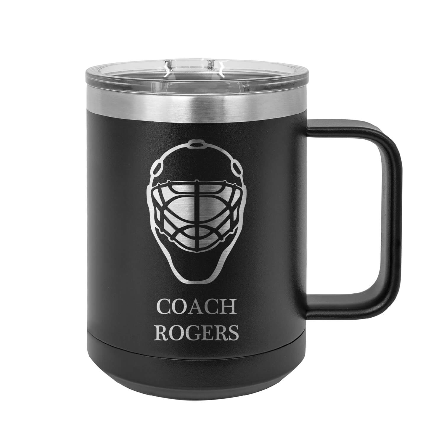 Hockey Goalie Mask Personalized Insulated Mug Tumbler