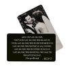 I Love You More Metal Wallet Card
