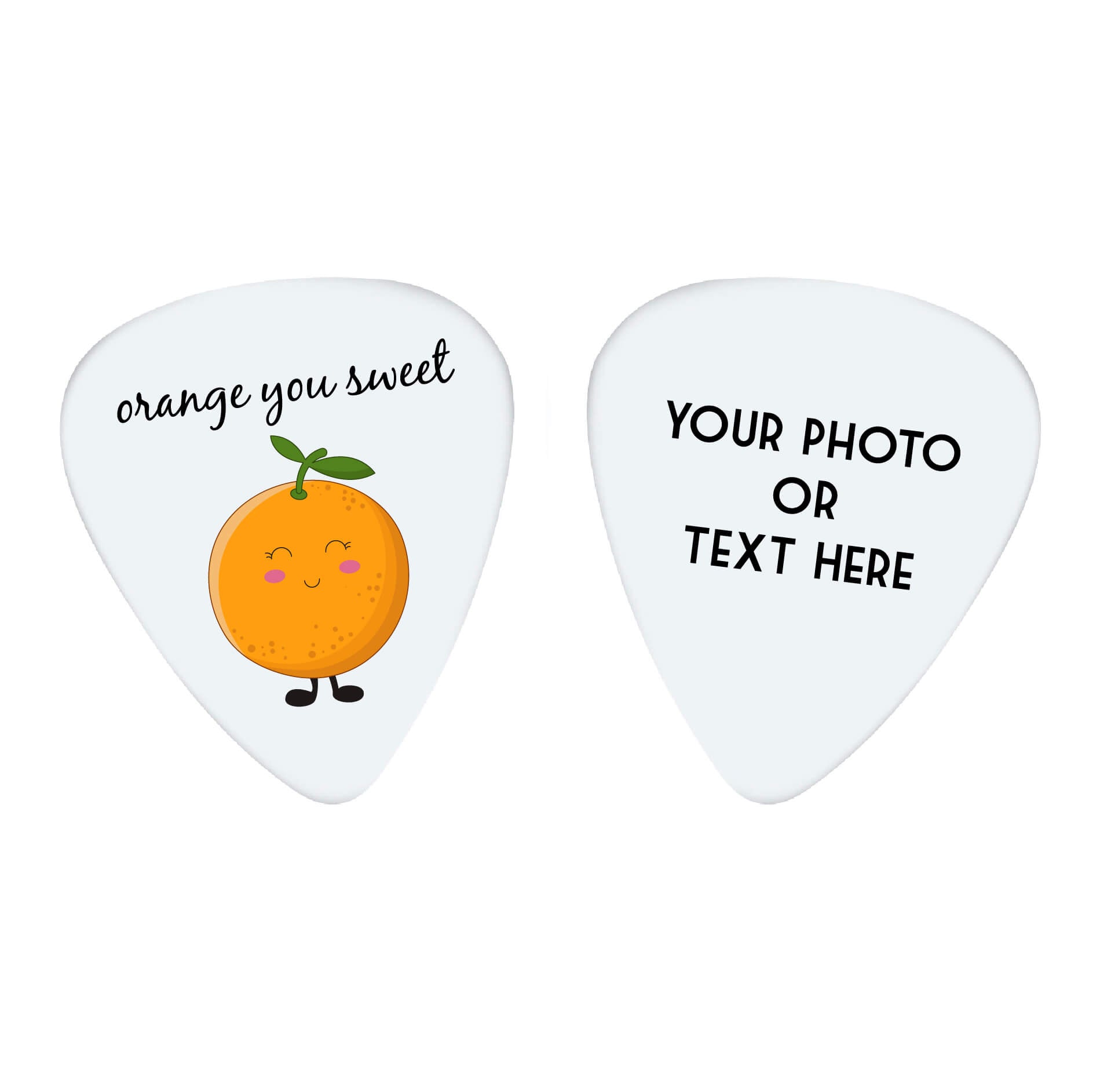 Orange You Sweet Custom Guitar Pick